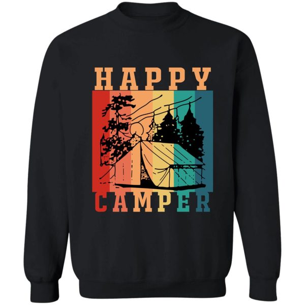 vintage style happy camper sweatshirt