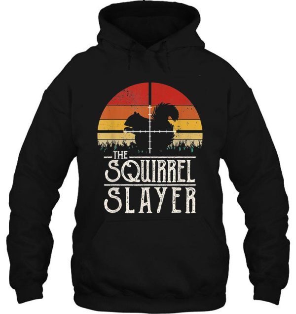 vintage sunset squirrel hunting t-shirt hoodie