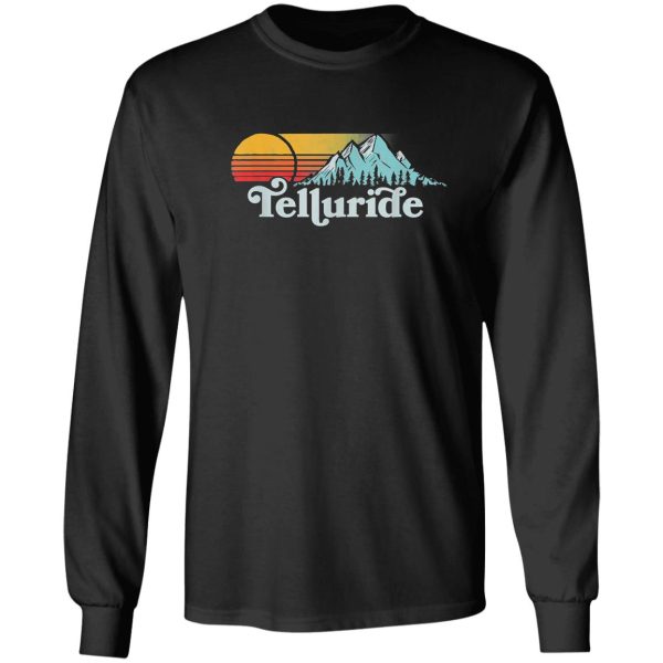 vintage telluride retro distressed vibe mountains 80s sun long sleeve