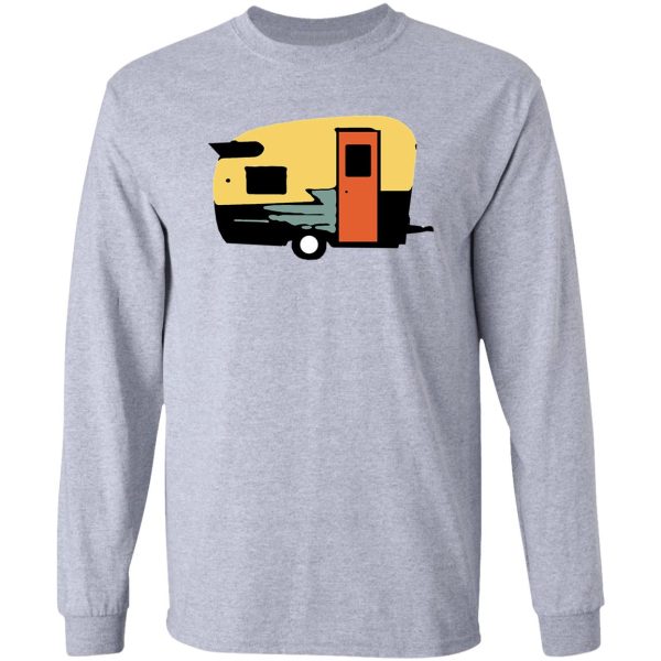 vintage travel camper transparent long sleeve