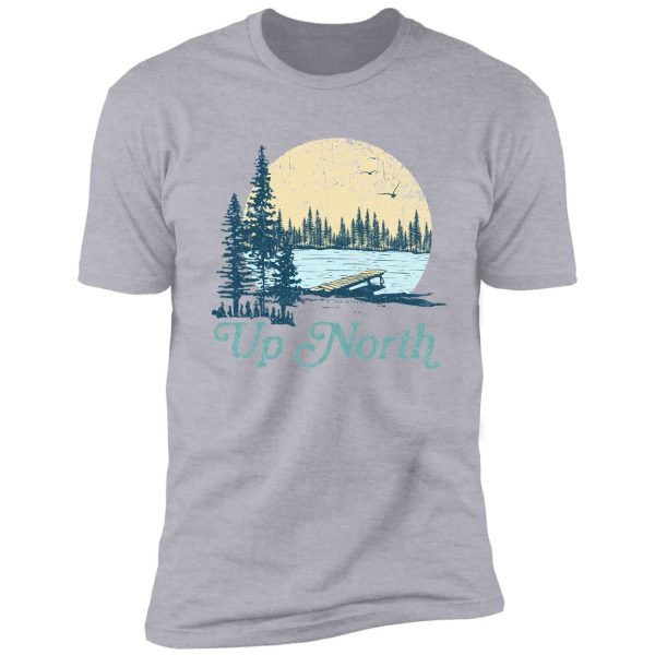 vintage up north lake shirt