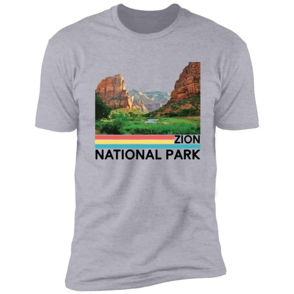 vintage zion national park retro utah mountain t-shirt shirt