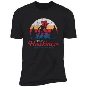 visit hawkins - vintage distressed - demogorgon - stranger things shirt