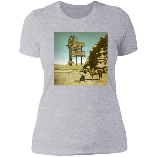 waiting for winchester in the wild west lady t-shirt