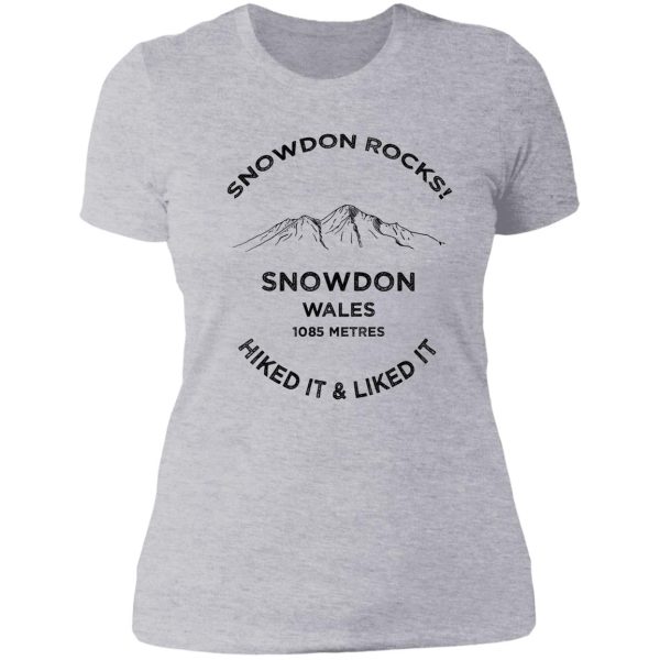 wales snowdon-adventure-hiking lady t-shirt
