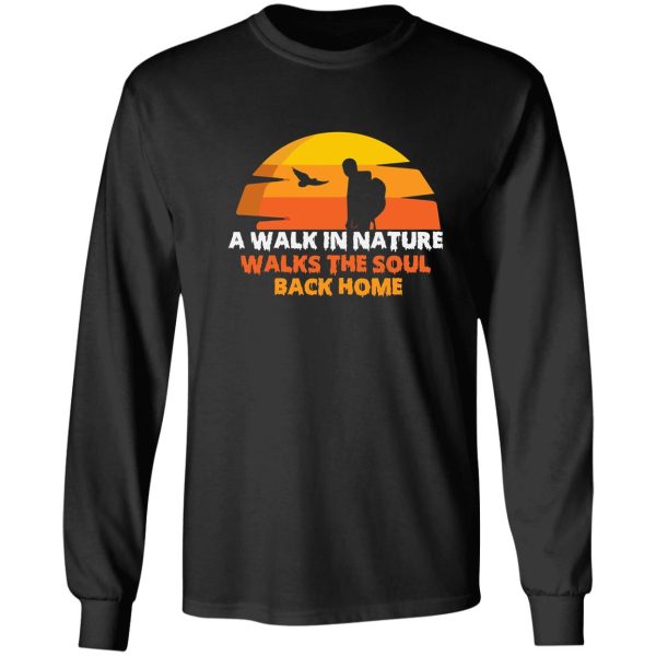 walks the soul back home long sleeve