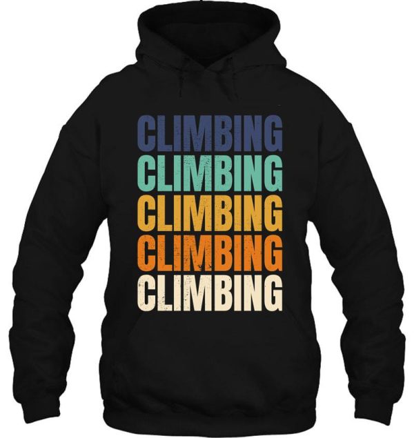 wall climbing hoodie