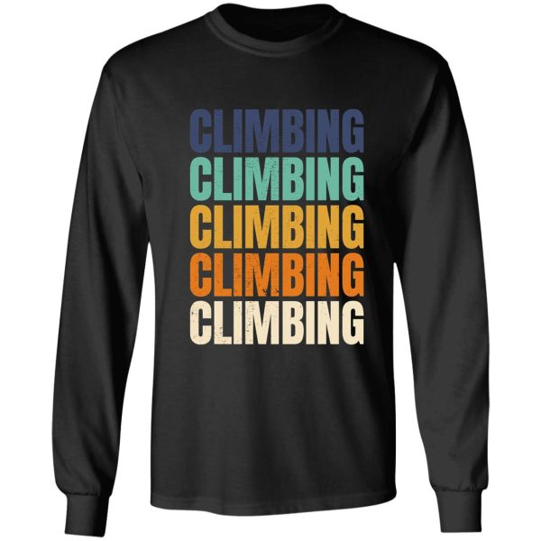 wall climbing long sleeve