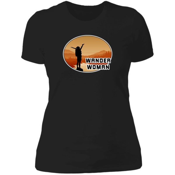 wander woman lady t-shirt