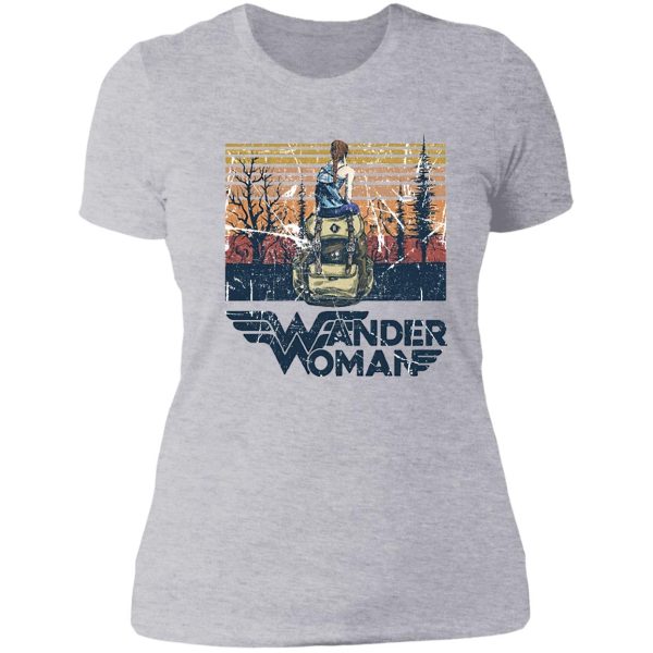 wander woman vintage lady t-shirt