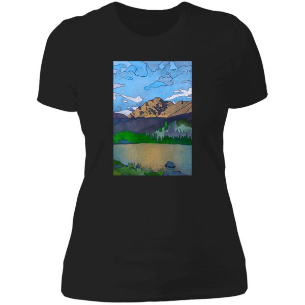 warren peak lady t-shirt