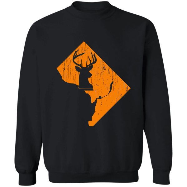 washington dc deer hunting sweatshirt