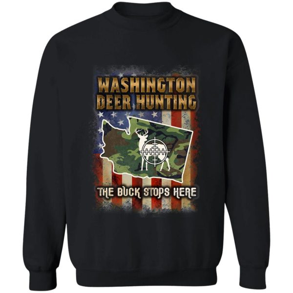 washington deer hunting trophy hunting sweatshirt