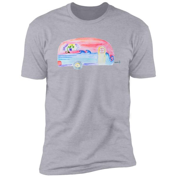 watercolor camper shirt