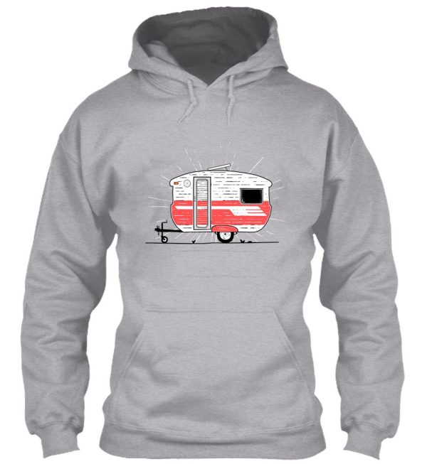 watermelon vintage caravan illustration hoodie