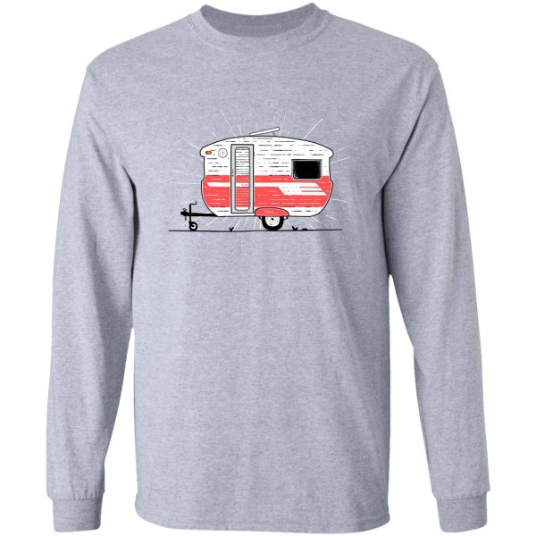 watermelon vintage caravan illustration long sleeve