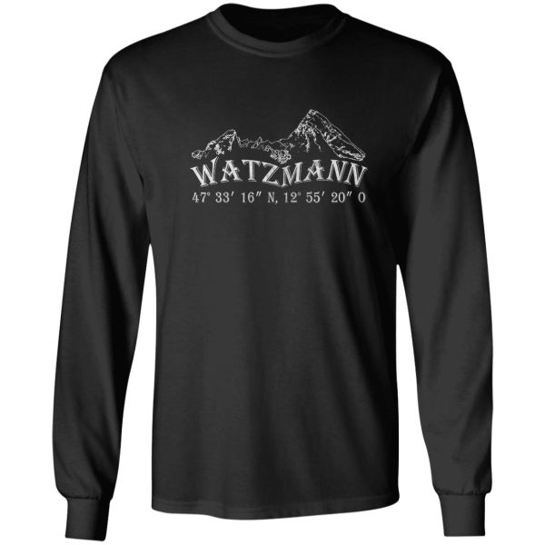 watzmann berg alpen gps coordinates hikers long sleeve