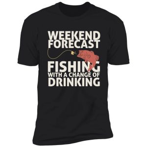 weekend forecast fishing with a change of drinking shirt