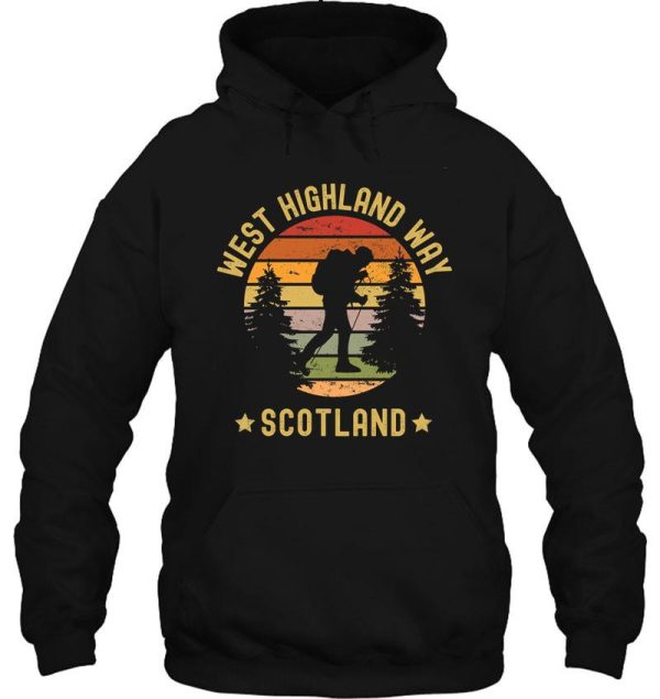 west highland way scotland hoodie