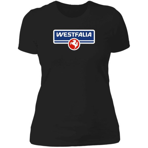 westfalia camper lady t-shirt