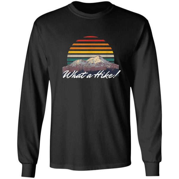 what a hike hiker summit hike mount outdoor tropical long sleeve