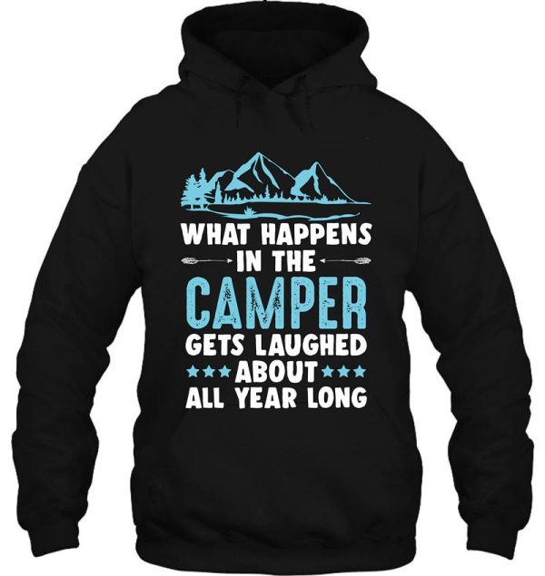 what happens in the camper camper camping adventure hoodie