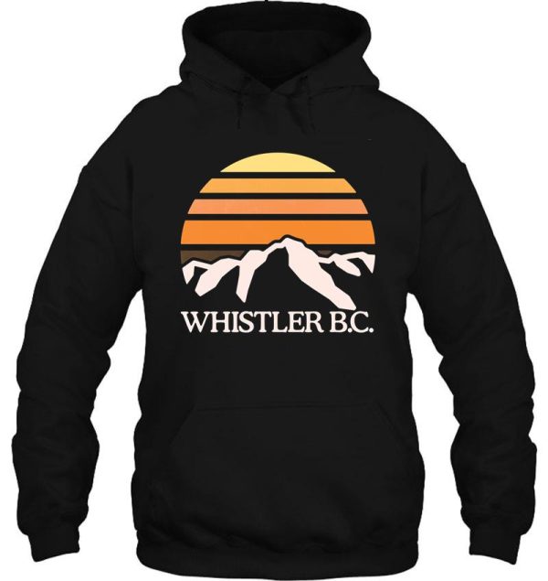 whistler bc mountain sun hoodie
