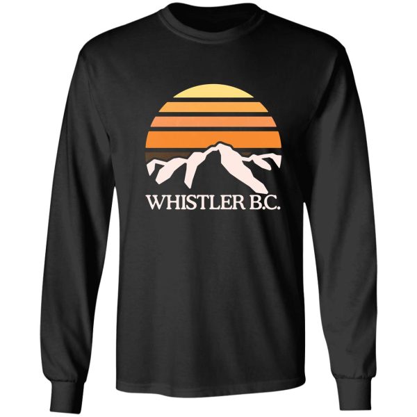 whistler bc mountain sun long sleeve