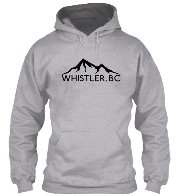 whistler british columbia canada skiing snowboarding mountains ski 4 hoodie