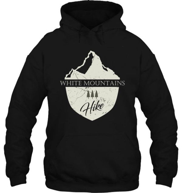 white mountains new hampshire mountain hike hoodie