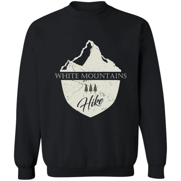 white mountains new hampshire mountain hike sweatshirt