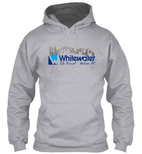 whitewater ski resort hill nelson british columbia vintage hoodie