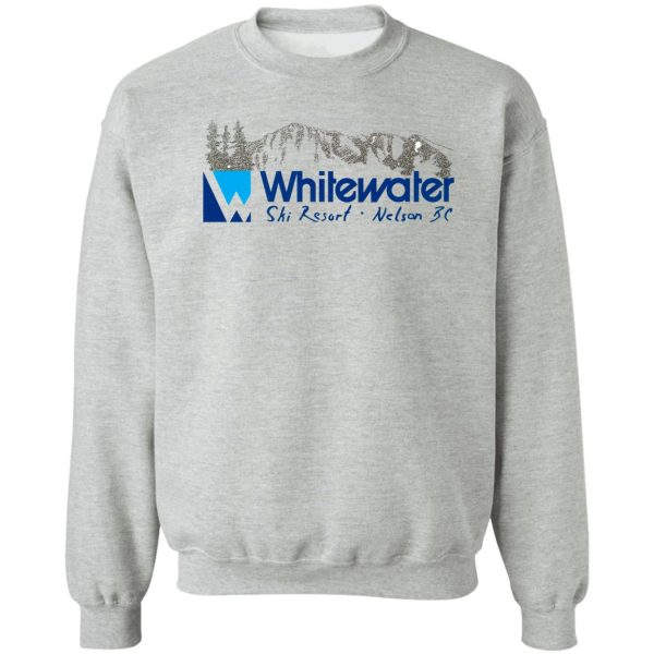 whitewater ski resort hill nelson british columbia vintage sweatshirt
