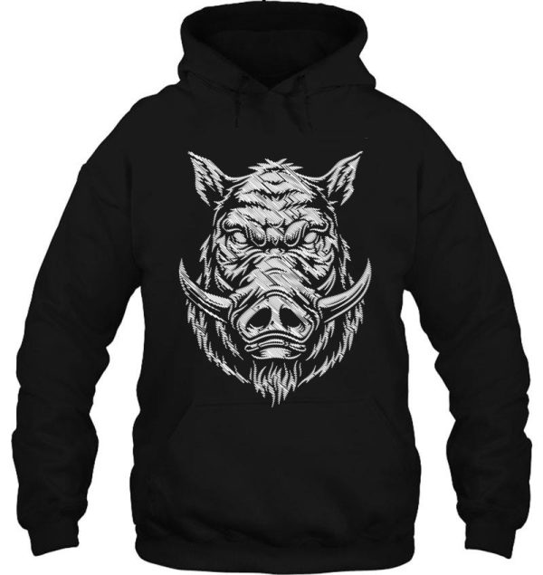 wild boar hoodie
