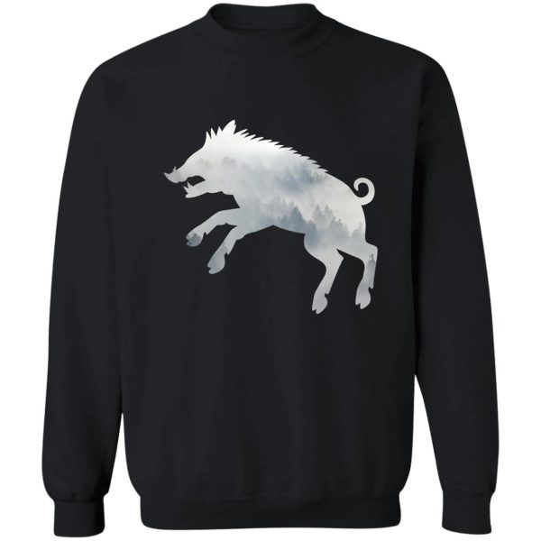 wild boar hunting gift deer and hog hunter forest sweatshirt