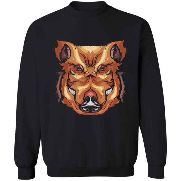 wild boar hunting gift for hog hunter forest pig sweatshirt