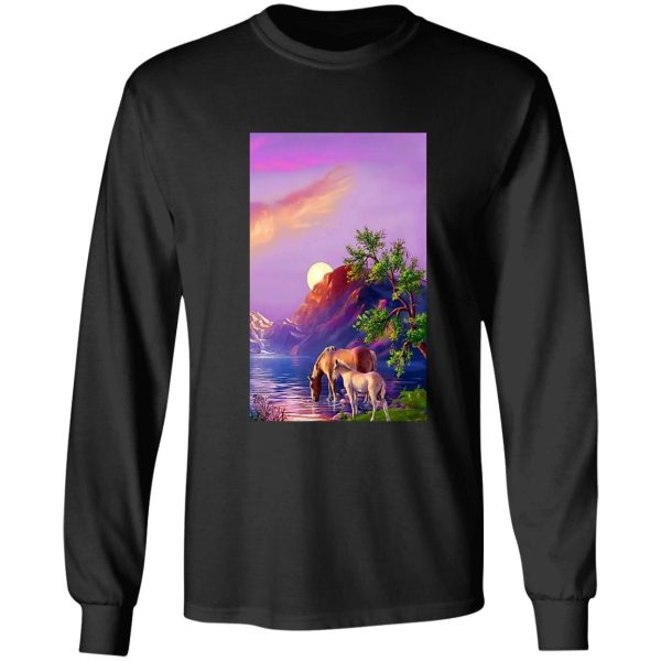 wild horses the fun of life in the wilderness long sleeve