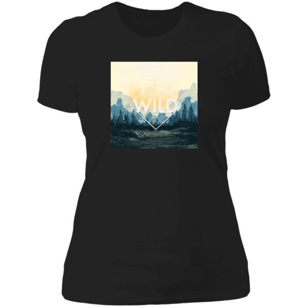 wild landscape lady t-shirt