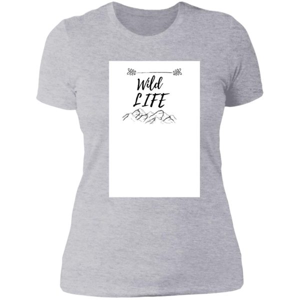 wild life lady t-shirt