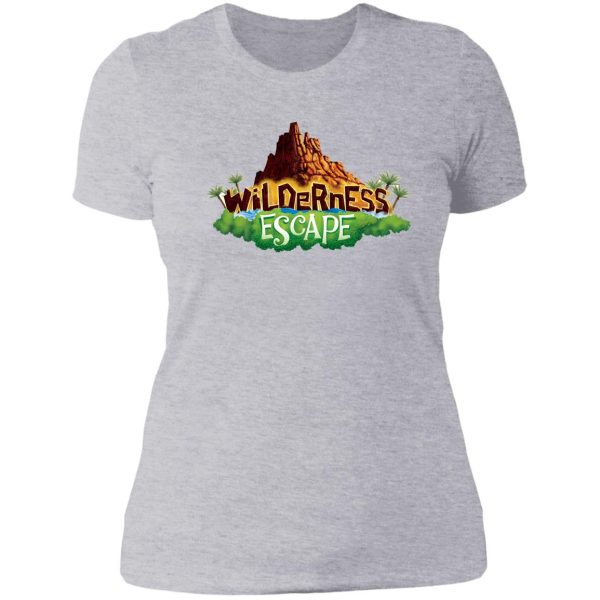 wilderness escape logo lady t-shirt