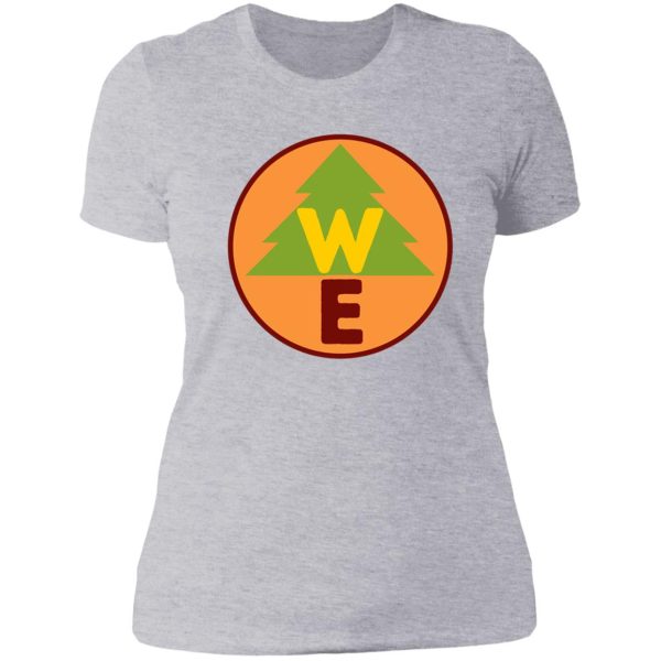 wilderness explorer patch lady t-shirt
