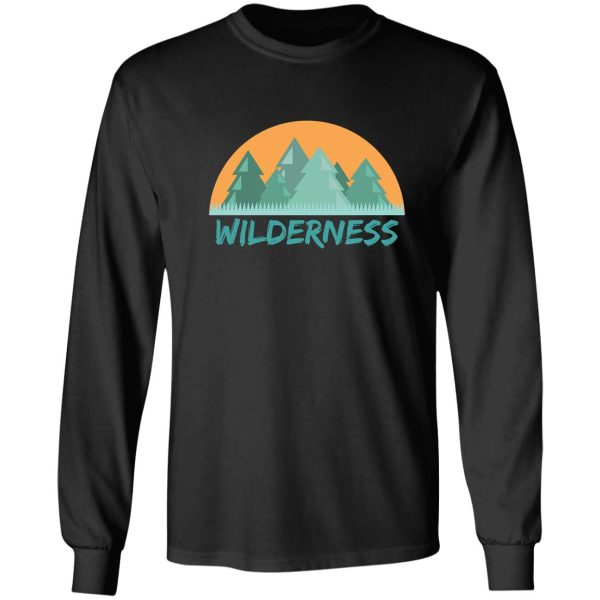 wilderness forest wilderness long sleeve