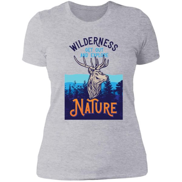 wilderness lady t-shirt