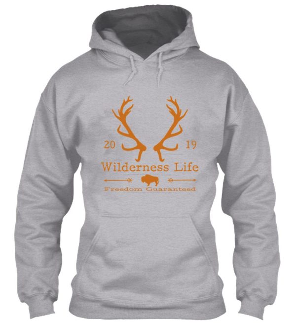wilderness life - buffalo hoodie