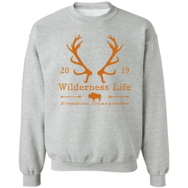 wilderness life - buffalo sweatshirt