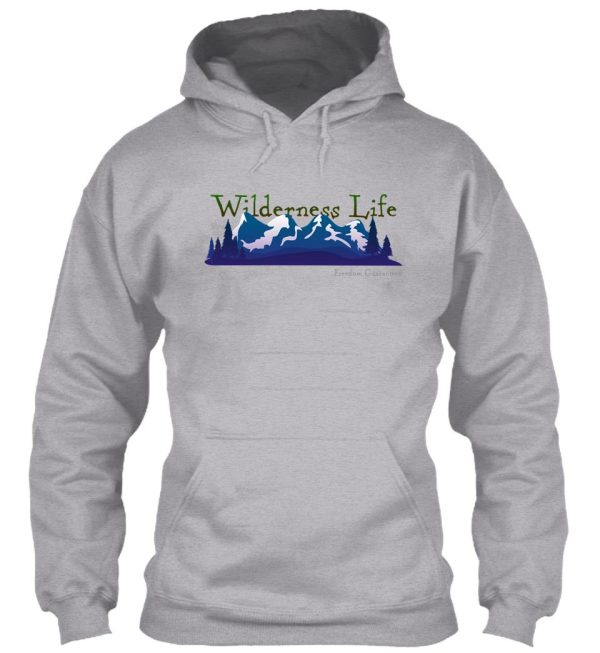 wilderness life - mountains hoodie