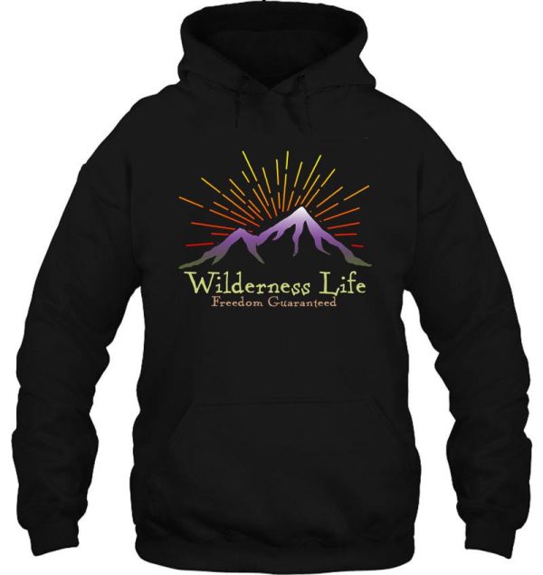 wilderness life - sunset mountain hoodie