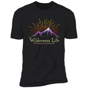 wilderness life - sunset mountain shirt