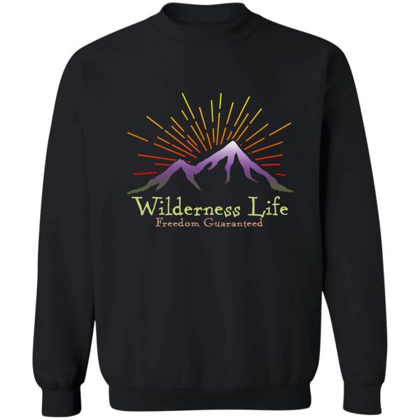 wilderness life - sunset mountain sweatshirt