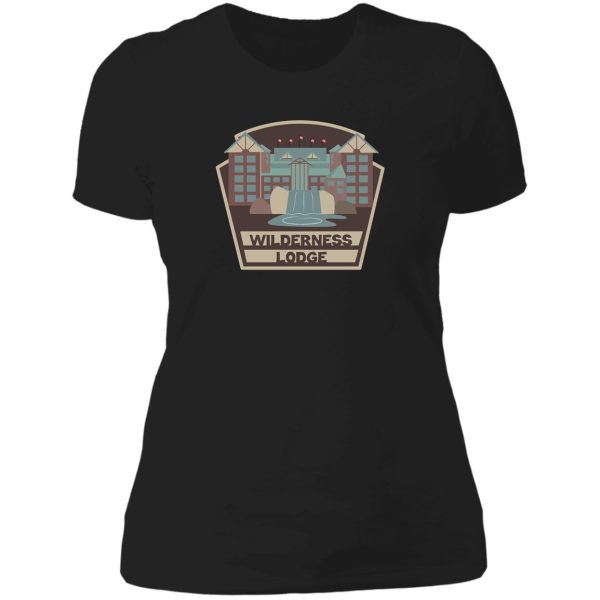 wilderness lodge lady t-shirt